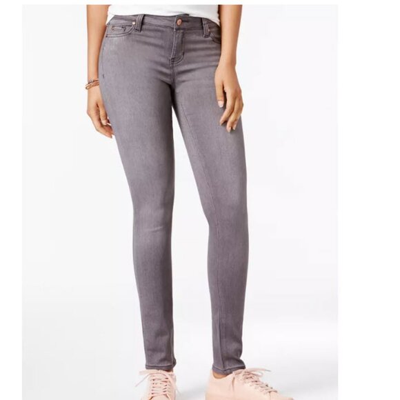 Celebrity Pink Gray Juniors' Super-Soft Skinny Jeans Size 7 - Picture 1 of 9